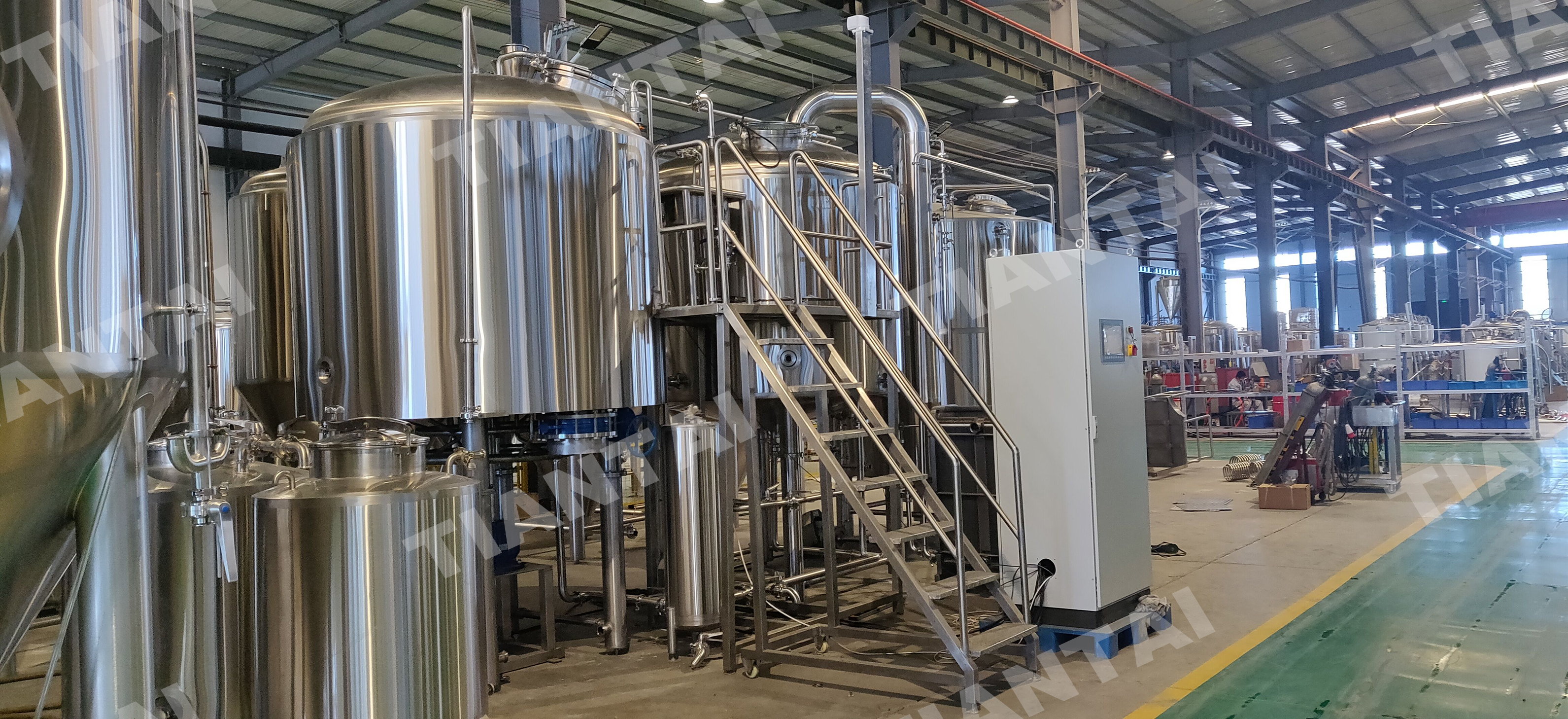 3000L Complete brewery system for Vancouver customer complete | Tiantai ...