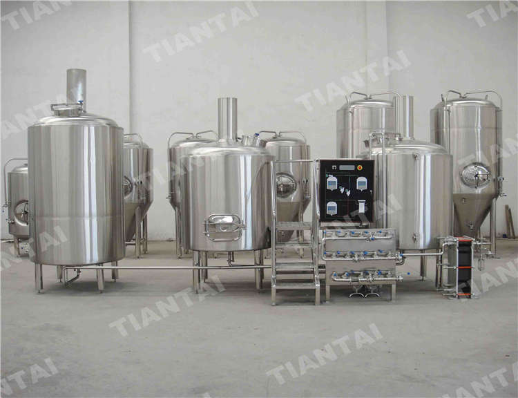 10bbl brewhouse with hot water tank-tiantai