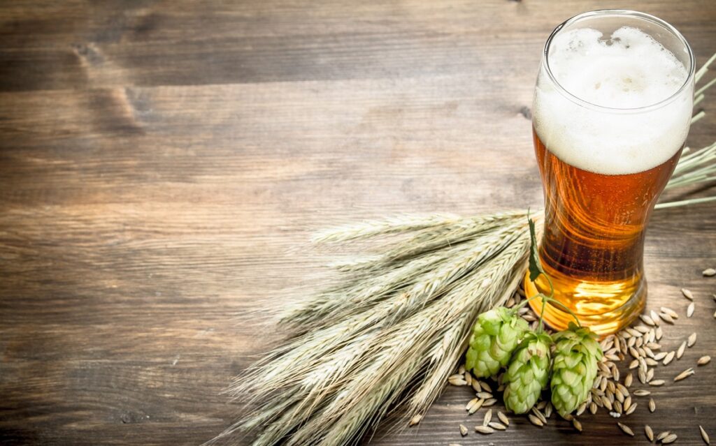 Craft beer and malt